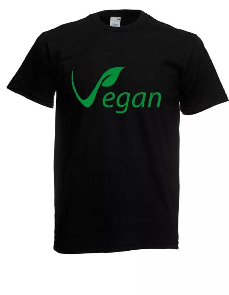 

mens t-shirt  vegan vegan animal protection  size up to 5xl, White;black