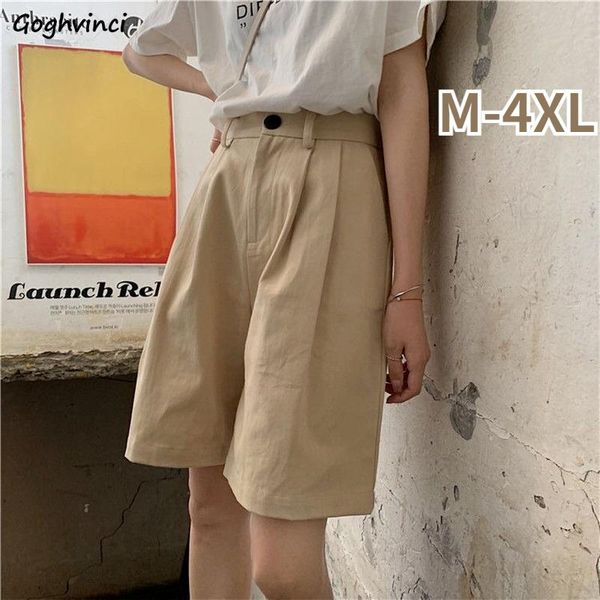 

women's shorts women solid fashion casual ulzzang streetwear chic pockets cool girls students sweet all-match stylish loose comfortable, White;black