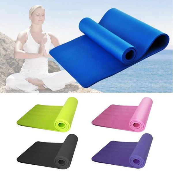 

yoga mats 183 * 61 1cm nbr mat with position line non-slip gym gymnastics fitness for beginner