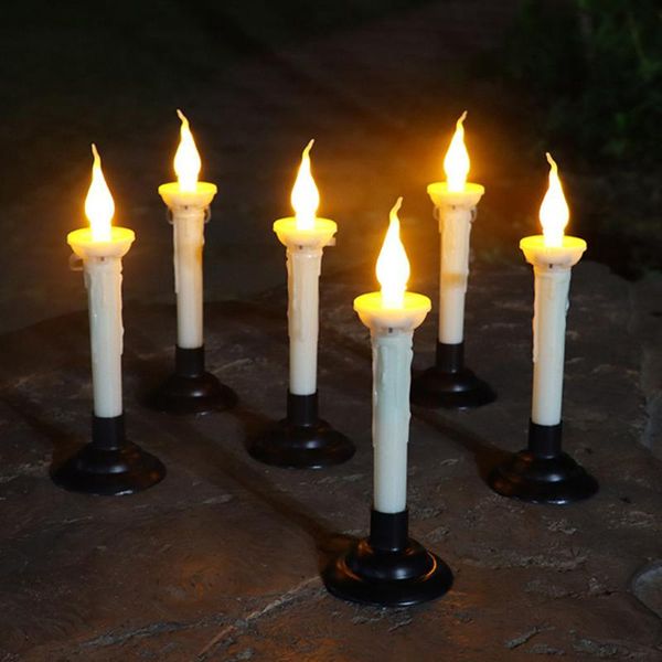 

lawn lamps garden lights led flameless candle lamp flickering outdoor lighting ground decorative