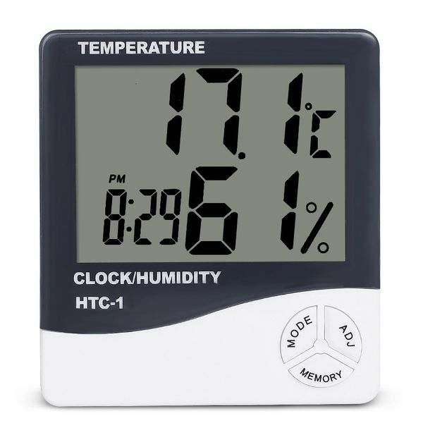 

thermometers temperature and humidity meter htc-1 indoor household electronic digital display large screen temperature and humidity meter wi