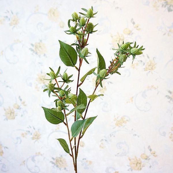

decorative flowers & wreaths 1pc holly fruit branches artificial home wedding floral arrangement decoration diy pography props1