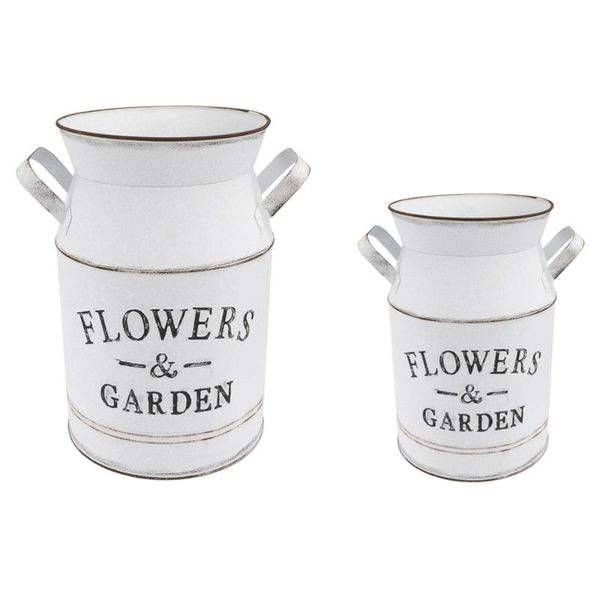 

vases 2pcs wrought iron decorative flower vase practical arrangement container