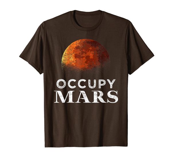 

occupy mars terraforming of mars space astronomy t-shirt, White;black
