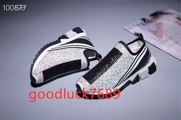 Yeni Stil Sneakers Rahat Ayakkabılar Unisex Erkekler Için Koşusu Bayan Koşucular Flats Lüks Hakiki Deri Racer 36-46 Çizmeler Tasarımcı D175