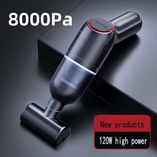 

vacuum cleaner 8000pa 120w car high power handheld cordless lightweight cleaning kit for car/home/office