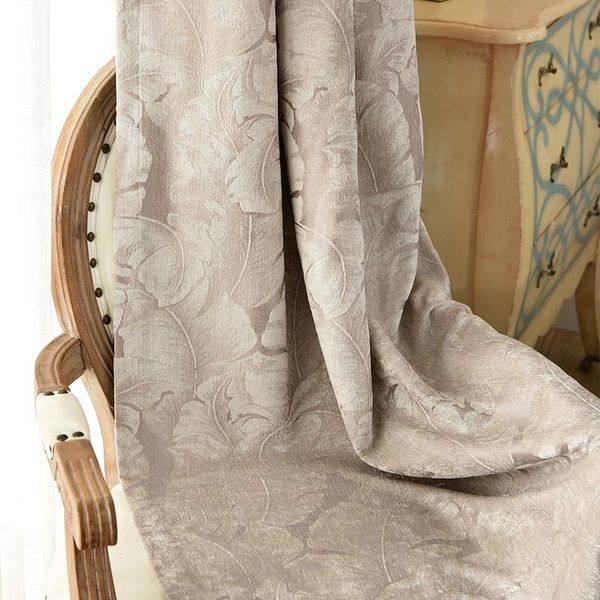 

curtain & drapes customized american style curtains pastoral dark flower finished shading chenille for living room bedroom study
