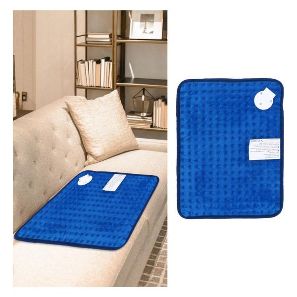 

pc multipurpose heating blanket heated pad travel (blue, plug) carpets