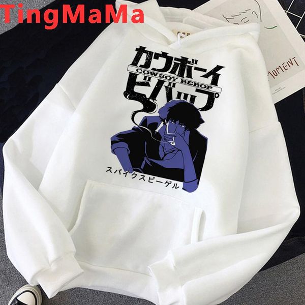 

men's hoodies & sweatshirts japanese anime cowboy bebop men kawaii cartoon hip hop harajuku streetwear funny male, Black