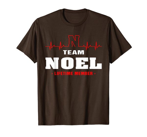 

team noel lifetime member shirt surname, last name gift t-shirt, White;black