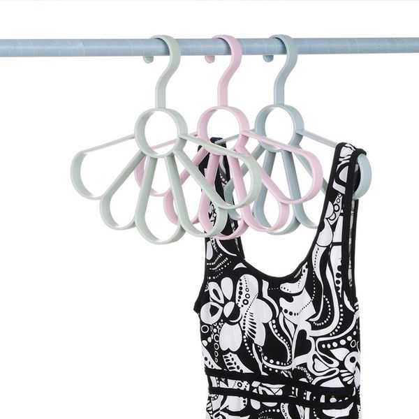 

hangers & racks necktie rack plastic petal form convenient scarf storage clothing coat hanger home organizer bedroom nordic style