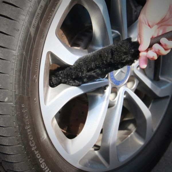 

car sponge 3pcs cleaning brush set auto interior exterior detail for wheels rims