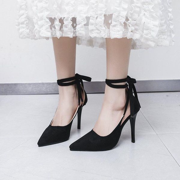 

dress shoes red black gladiator sandals women's 10cm super high heels summer women casual ankle strap 43