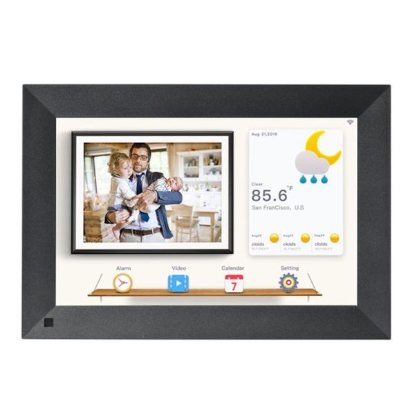 

digital po frames po electronic 10.1-inch frame with contact cloud, auto-rotating video music