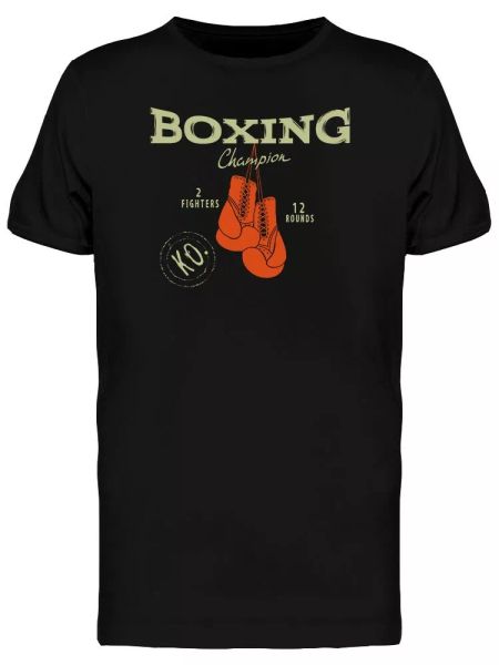 

Boxing Gloves Champion Men's Tee -Image by Shutterstock, White;black