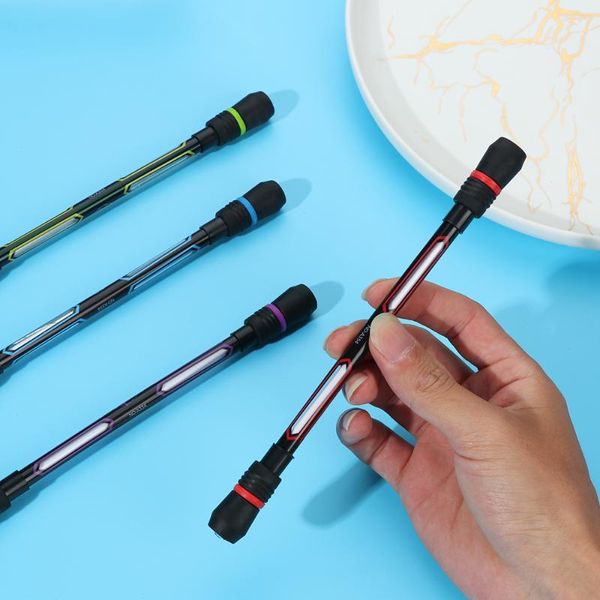 

gel pens creative spinner toy kids antistress spinning pen plastic spiner stress reliever anti-slip hand