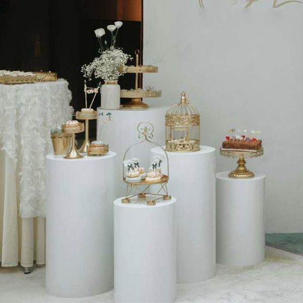 

wedding chen mei props iron cylinder sweet table decoration cloth field welcome area birthday party column