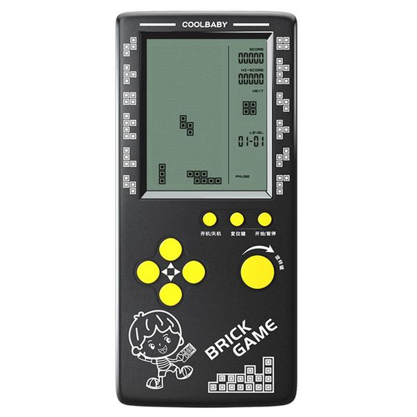 

portable game players rs-100 tetris console classic block puzzle games player handheld machine brick
