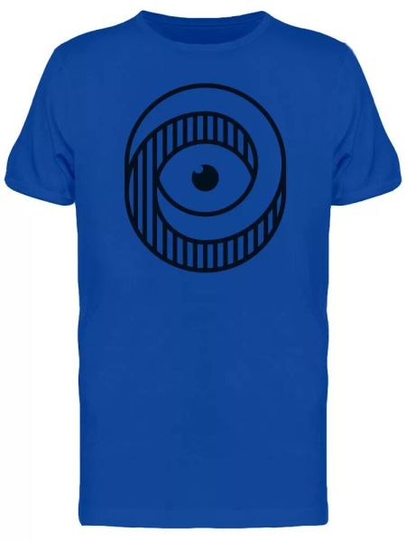 

sacred eye infinite spiral tee men's -image by shutterstock, White;black