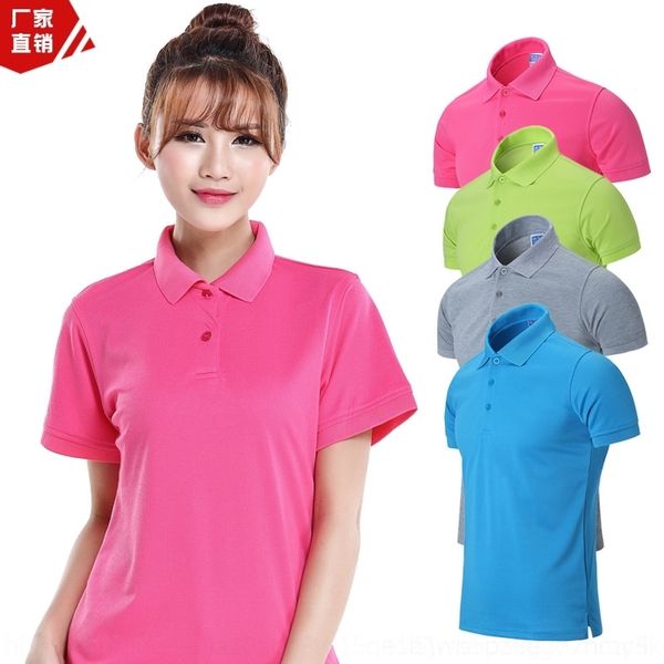 

gfdu o print lapel advertising thickened short sleeve polo printe men's t-shirts) women's thickened short sleeve pol corporate cul, White;black