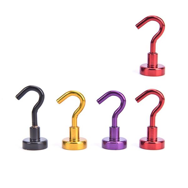 

hooks & rails 2pcs magnetic hook strong magnet bracket wall suction support