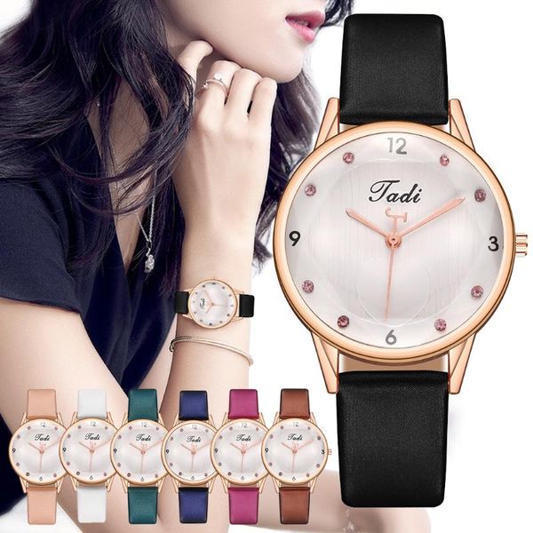 

wristwatches ladies' belt fashion diamond watch small dial casual quartz w325, Slivery;brown