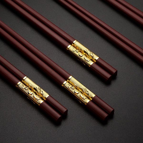 

chopsticks red household alloy