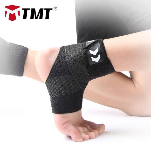 

ankle support brace protect foot adjustable high elastic pressurizable bandage anti sprained for fitness running 1 pair, Blue;black