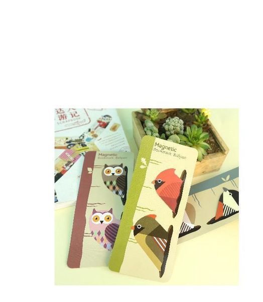 

bookmark 2pcs/pack pen bird ballpen