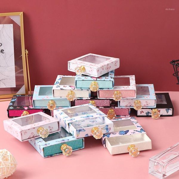 

crystal handle square false eyelash packaging box fake 3d eyelashes empty boxes1