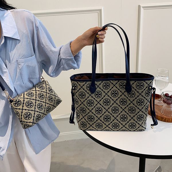 

women's bag women's printed large capacity simple portable mother purse