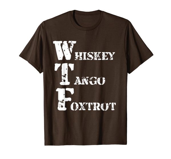 

military whiskey tango foxtrot wtf shirt phonetic alphabet, White;black