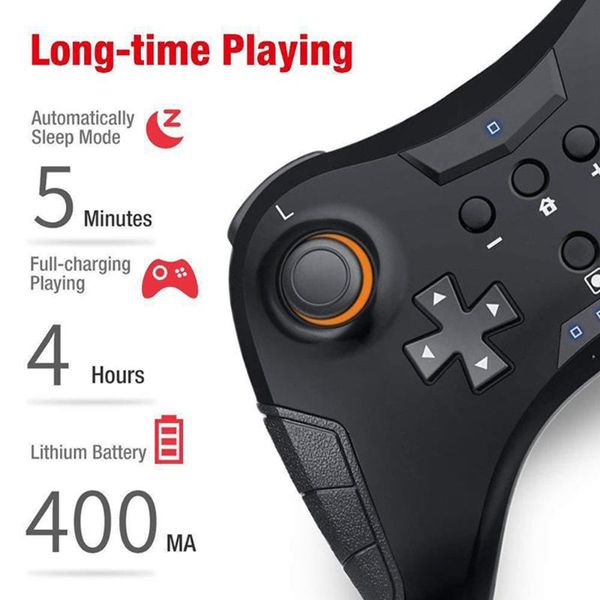 

game controllers & joysticks wireless bluetooth controller bulit in motor vibration gaming handle ns joystick gamepad for switch pro console