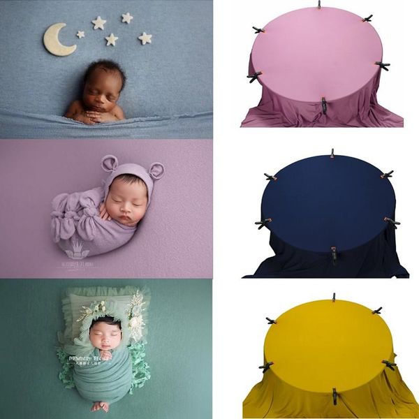 

caps & hats 150*170cm born pography props blanket baby backdrop fabrics shoot studio accessories, Yellow