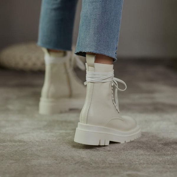 

boots women patent leather ankle combat winter iw7s, Black