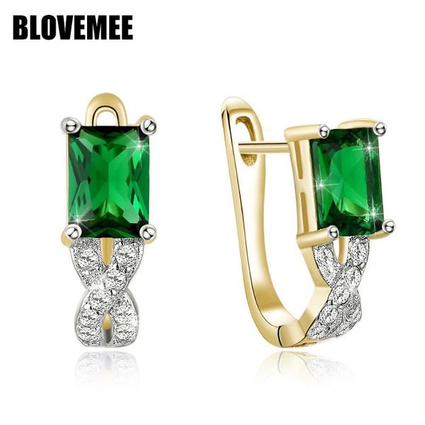 

hoop & huggie earrings for women sterling 925 silver unusual earings trend small piercing round party classic ear cuffs women's jewelry, Golden;silver