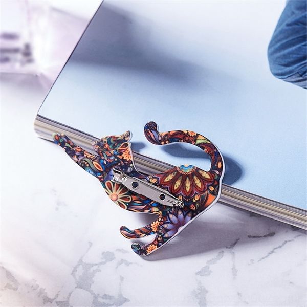 

nux animal es fashion acrylic cat heat transferanimal brooch fashion acrylic cat bra pins brooch heat transfer bra, Gray