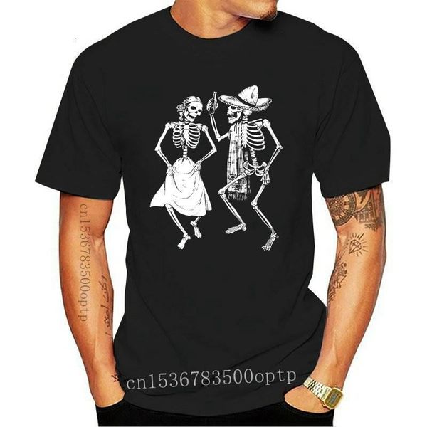 

men's t-shirts gothic metal punker rock totentanz dancing t-shirt junggesellenabschied 1156 b, White;black
