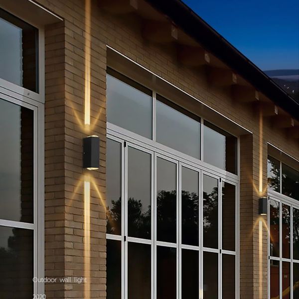 

outdoor wall lamps lamp led lights waterproof washer decoration sconces up down spot lighting 120mm 220v metal body