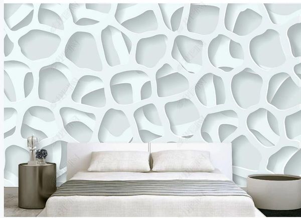 

wallpapers abstract solid geometric polygon modern 3d background wall customized wallpaper