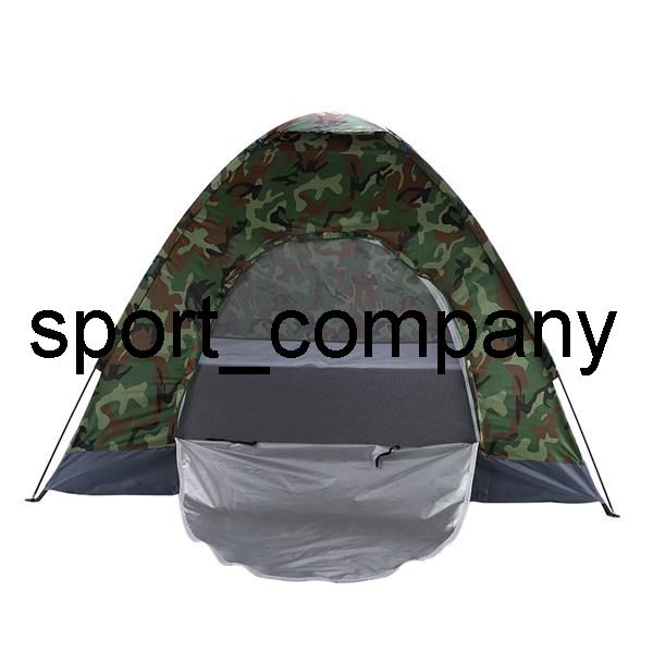 

3-4 person camping dome tent camouflage layer tent double-deck tow-door hydraulic tent build outdoor family tents