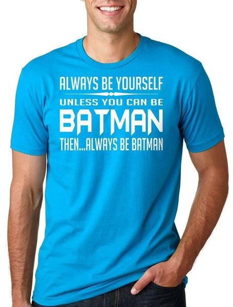 

Batman T-shirt Always be batman Funny Batman Tee Shirt, White;black