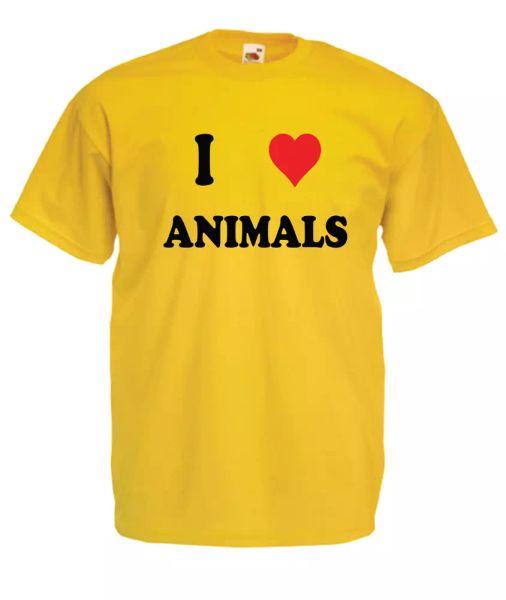 

i love animals xmas gift idea mens women t shirts multi-color s-2xl, White;black