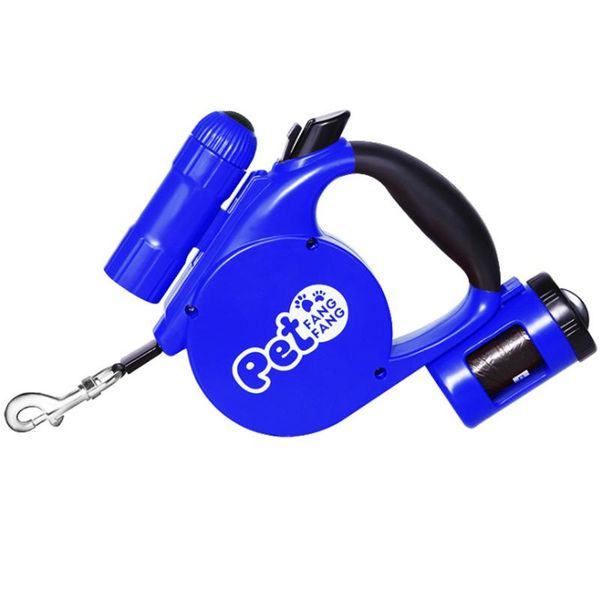 

dog collars & leashes auto retractable leash led 2 battery included for