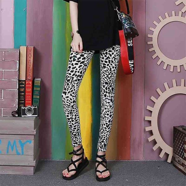 

leopard women leggins push up workout legging femme high waist graffiti leggings elastic sportswear leggins xxxl, Black