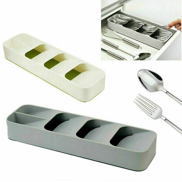 

kitchen storage & organization 1pc cutlery fork spoon tableware drawer box tray