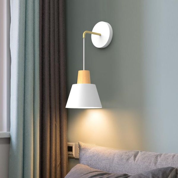 

wall lamps decor nordic for living room plug in light lamp bedroom mount