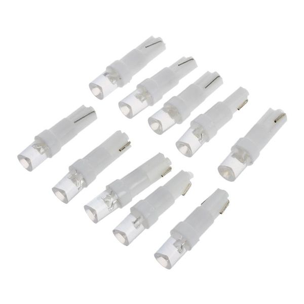 

car headlights 10 x 1 led bulb light for interior t5 2721 12v white