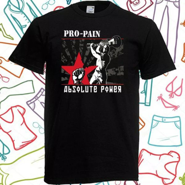

pro-pain absolute power men's black t-shirt size s to 3xl, White;black