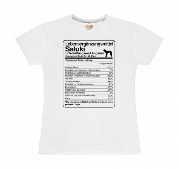 

T-Shirt Womens dose Saluki Life Supplements by siviwonder, Mainly pictures